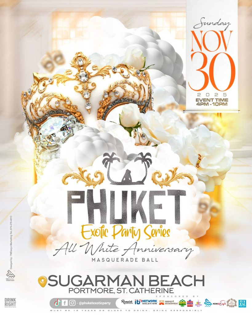 Due to the impact of Hurricane Melissa, our Phuket Exotic Party Series – All White Anniversary Masquerade Ball has been rescheduled to Nov 30, 2025.