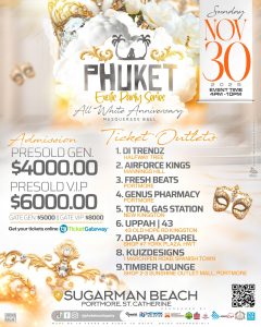 Phuket All-White 10th Anniversary Ticket Outlets
